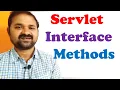 Servlet Interface Methods Web Technologies Advanced Java