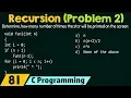 Recursion Solved Problem 2