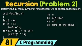 Recursion Solved Problem 2