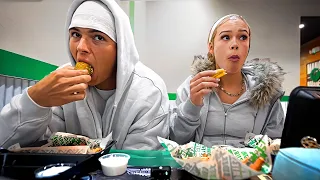Yonna Marlon Have A Wingstop Mukbang