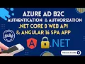 Configure Authentication in Angular 16 Net Core WEB API by using Azure Active Directory B2C Tamil