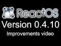 ReactOS 0 4 10 improvements overview