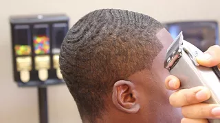 haircut tutorial classic taper with waves chuka the barber