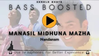 manasil midhuna mazha bass boosted nandanam kerala beats mg sreekumar malayalam