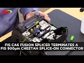 How To Terminate A 900 m Cheetah Splice On Connector On A FIS CA6 Fusion Splicer
