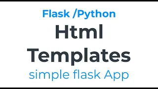 HTML Template in Flask python Application 2