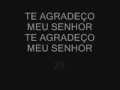 Lagu Te agradeço - Play Back Legendado