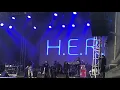 H.E.R. performs Say It Again at AfroPunk in Brooklyn New York - August 25, 2018