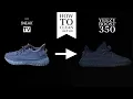 How To Clean and restore 300 Adidas Yeezy Boost 350 V2 Black Tutorial