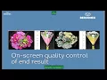 Bercomex Flowerline Display Solution for online configuration of bouquets