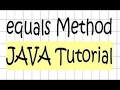 object equals method in java example