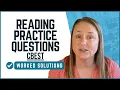 Reading Practice Questions for CBEST