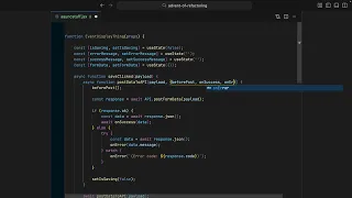 Advent of Refactoring - callbacks into functions