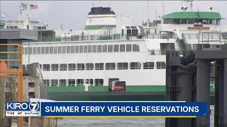WSDOT Summer ferry vehicle reservations