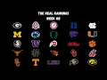 The REAL College Football Rankings WEEK 2023