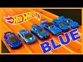 Blue Hot Wheels Rainbow Tournament Series 15 Race 1