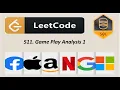 511 Gameplay Analysis 1 LeetCode SQL Solution Interview Problem