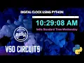 DIGITAL CLOCK USING PYTHON TAMIL