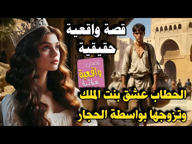 ⁣قصة الحطاب الذي عشق بنت الملك وتزوجها بواسطة الحجارة من معجزة النبي عيسى بن مريم