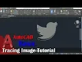 AutoCAD How To Tracing Image Tutorial For Beginner