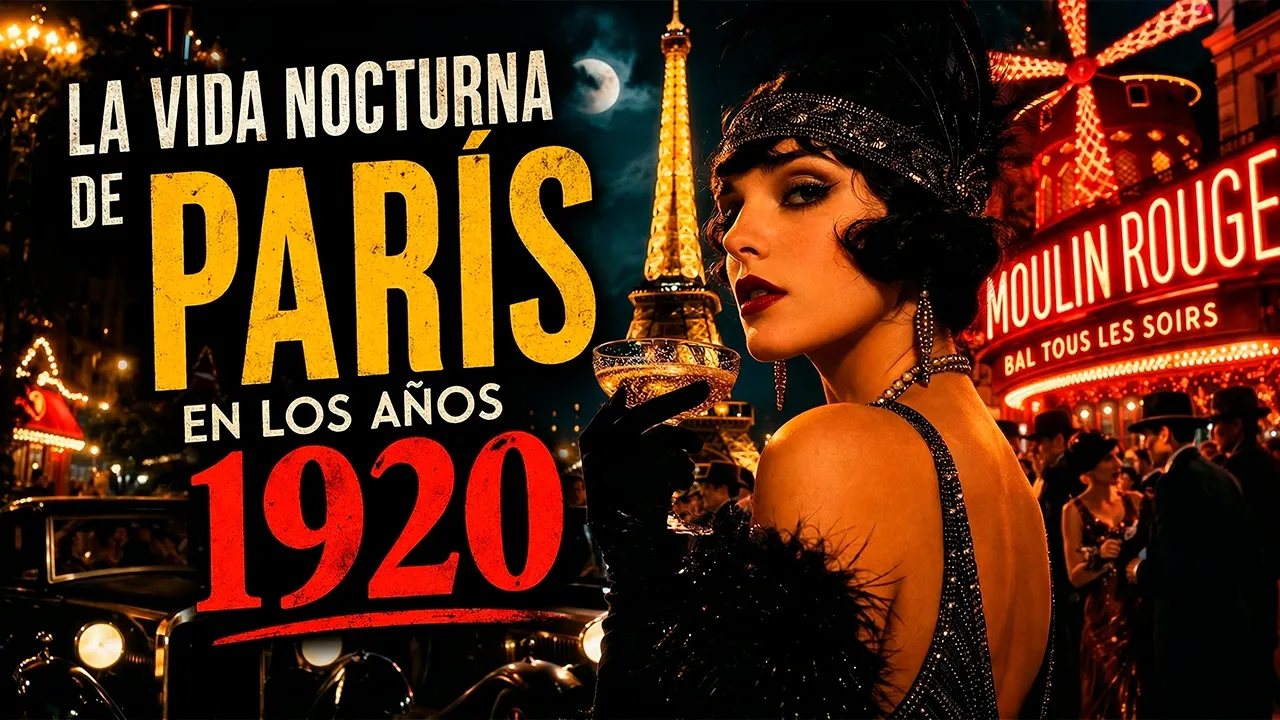 La vida nocturna de París en los años 1920 | Historia para Dormir