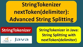 StringTokenizer nextToken delimiter Advanced String Splitting