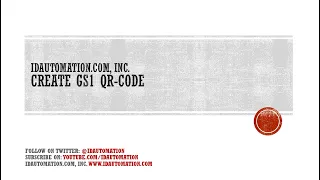 Encode in a - Code Barcode using the Free GS1 QR-Code Generator