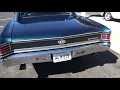 1967 Chevelle SS 454 Factory Tahoe Turquoise in color