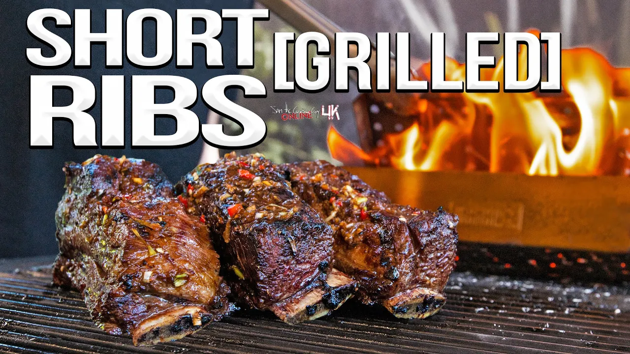 Epic GRILLED Beef Short Ribs | SAM THE COOKING GUY 4K