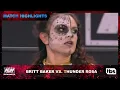 Tensions Rise Between Dr Britt Baker D M D and Thunder Rosa