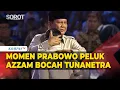 Haru! Momen Prabowo Peluk Azzam Bocah Tunanetra di Hari Guru Nasional