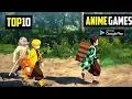 Top 10 Best Anime Games for Android😱High graphics #animegames #anime #gameforandroid #games #shorts