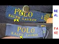 Ralph Lauren real vs fake How to spot fake Ralph lauren Polo bear shirt hoodie and sweaters