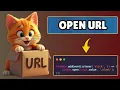 How to Open URL on Button Click in javascript