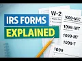 IRS Forms Explained