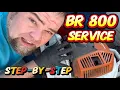 Troubleshooting 101 how to service a Stihl BR 800 backpack blower Won t start Try these things
