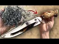 Download Lagu Making a Bowie Knife out of Lathe SHAVINGS
