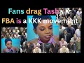 Fans drag Tasha K for insulting FBA as the KKK What happen to the kids of the civil right movement