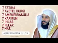 Download Lagu 7 Fatiha 7 Ayetel Kursi 7 Amenerrasulu 7 Kafirun 7 İhlas 7 Felak 7 Nas Abdurrahman el Ussi