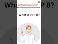 What is PEP 8 in python