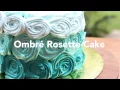Decorating an Ombre Rosette Cake Chedz Culinary Club Cake Decorating