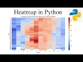 Heatmap in Python for a Single Variable