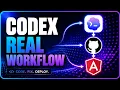 Codex App Real Workflow GitHub Testing Debugging Deployment