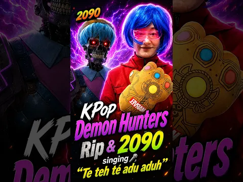 KPop Demon Hunters Rip & 2090 singing "Te teh té adu aduh"