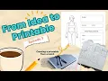 From Idea to Printable Episode 3 Designing a Body Recomp Fitness Journal Page