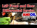 L5P Duramax 2500 Front and Rear Differential Oil Change with Amsoil 75W-90