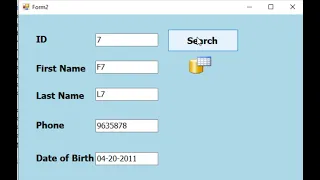 Visual basic net retrieve data from SQL server Database file mdf and display in textboxes-VB net