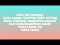 HOT BODY - Ayra Starr Lyrics (Lyrics video)