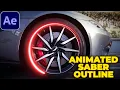 Animated Saber Outline Tutorial in After Effects Free Plugin