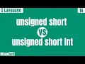 unsigned short vs unsigned short int are same with programmatic proof